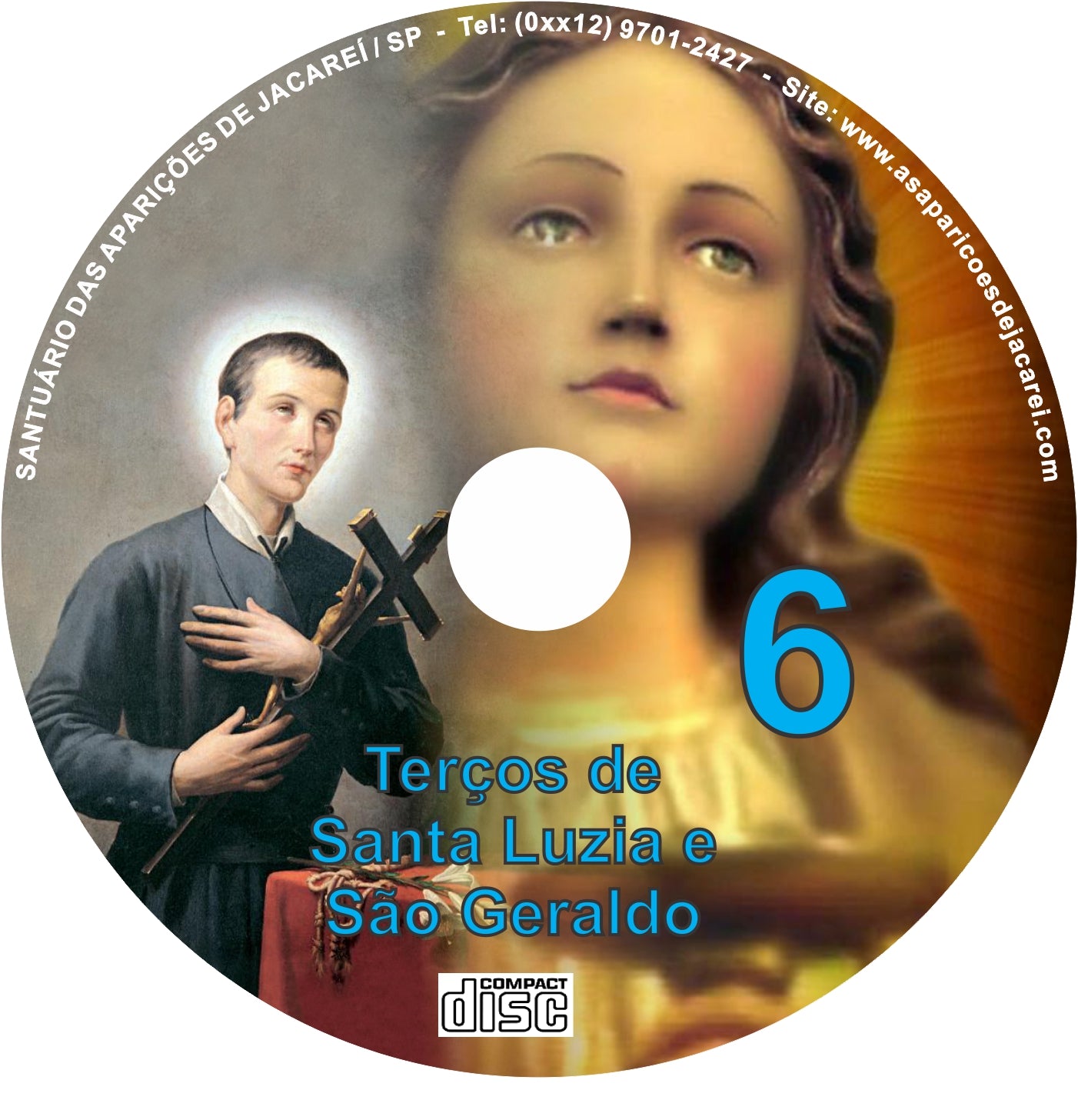 CD Terço de Santa Luzia e São Geraldo 6 CD Terço de Santa Luzia e São Geraldo 6